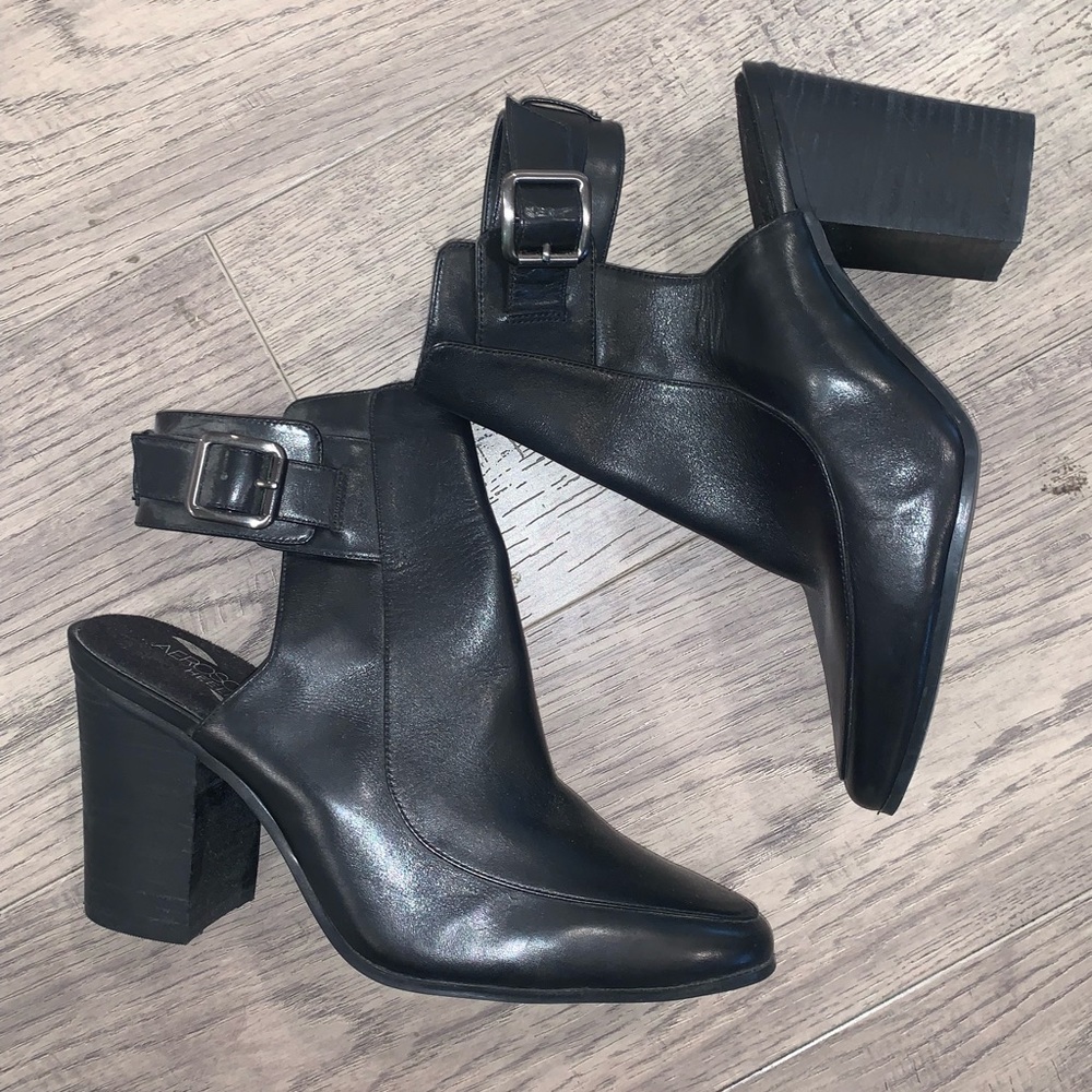 Aerosoles size 8 backless ankle booties